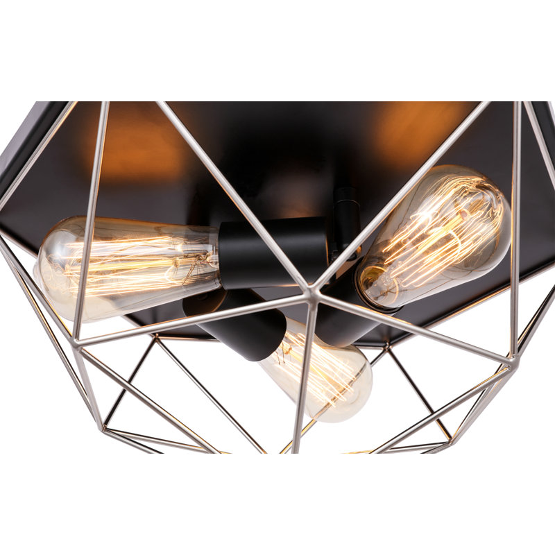 Luverne Flush Mount, Nickel