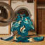 Tapis lavable Koi Fish Southwestern-195004933