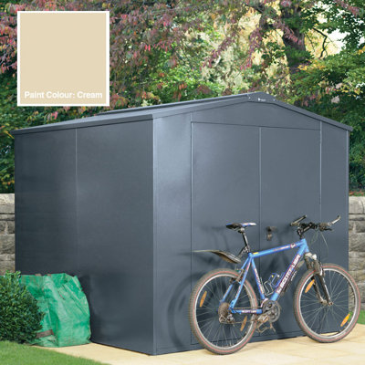 Gladiator 7 ft. W x 7 ft. D Apex Metal Shed