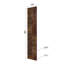 Porte à deux branches en bois massif en forme de S avec rail de quincaillerie - Assemblage requis-109425771-110403504