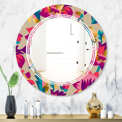 Miroir mural Elegant Blossom