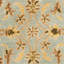 Tapis oriental en laine / coton / latex touffeté à la main Cranmore bleu clair / beige-19260650