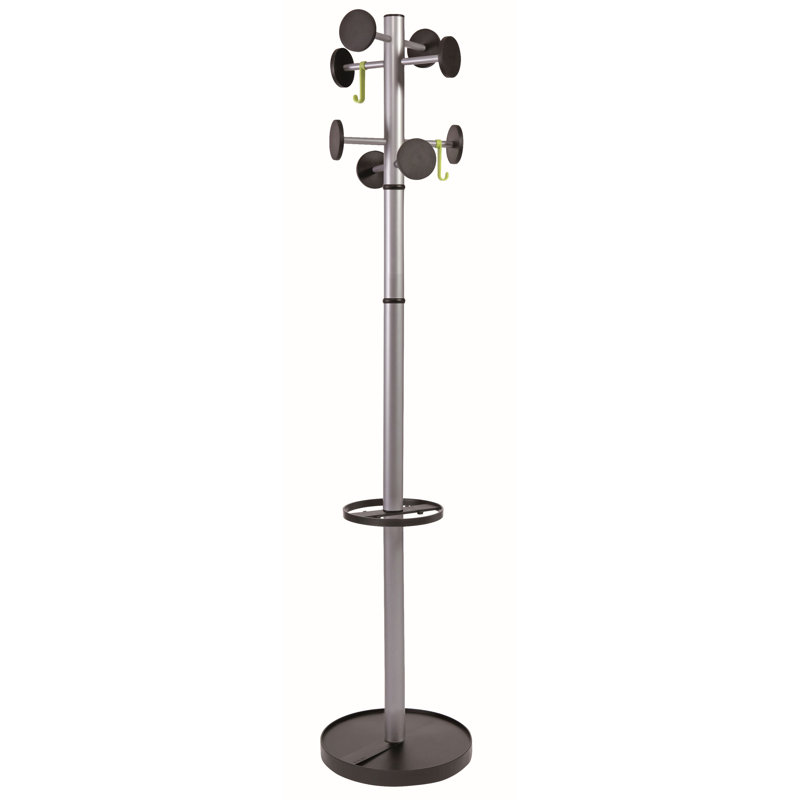 Abigeal Metal Freestanding Coat Rack, Metallic