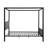 Semple Upholstered Metal Canopy Bed-469406098