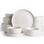 Ensemble de vaisselle en céramique 18 pièces, ensemble de vaisselle, assiettes et bols en porcelaine moderne pour 6 personnes, 18 pièces-1244182771