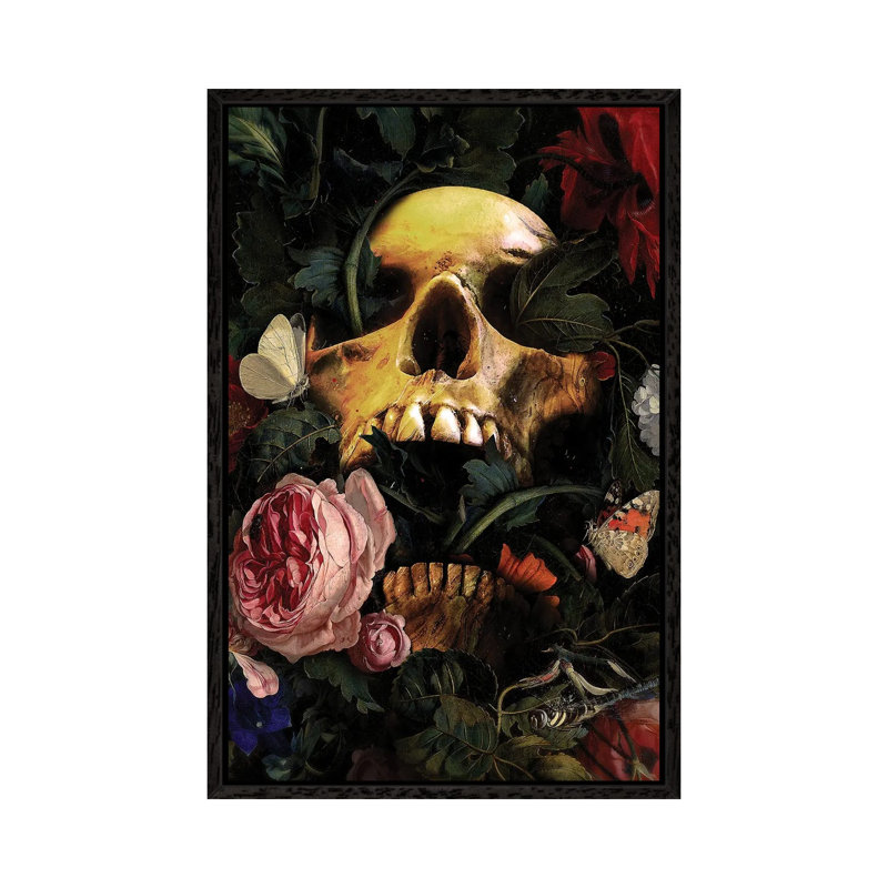 Life Finds a Way 1 Piece Wall Art on Canvas, 101.6cm H x 66.04cm W x 3.81cm D, Black Framed