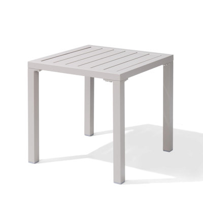 Herv Square Aluminum Outdoor Side Table