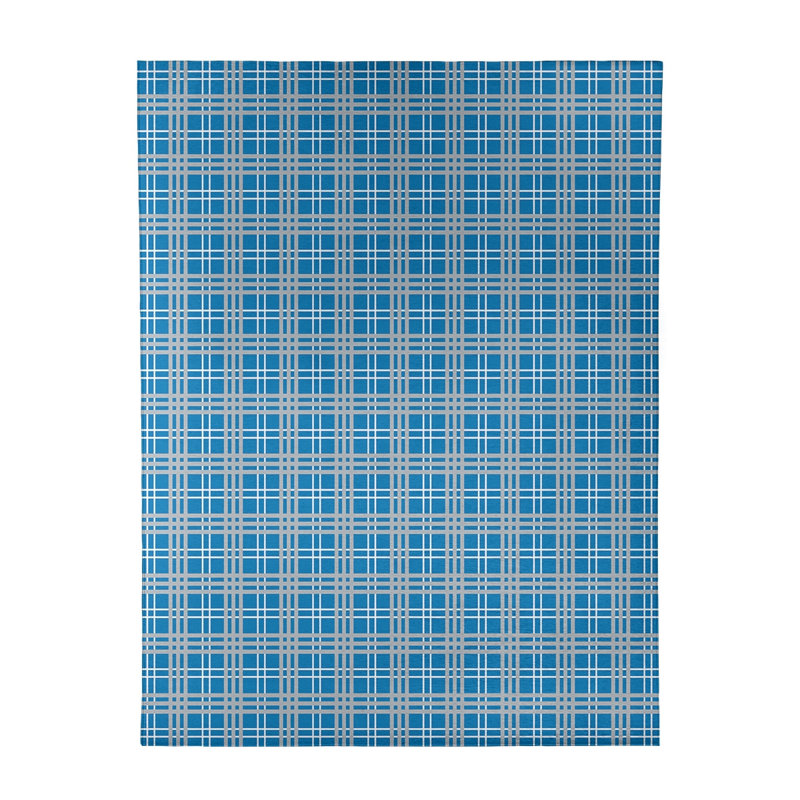 Plaid Indoor Rug, Rectangle 8' x 10'