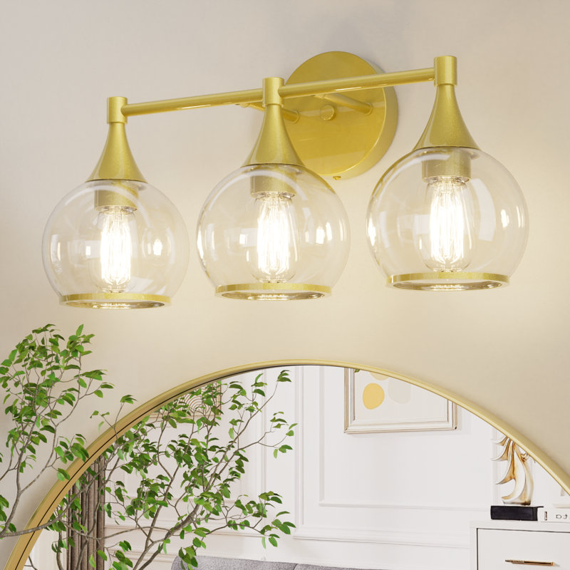 Éclairage de meuble-lavabo à 3 lampes pour salle de bain/salon