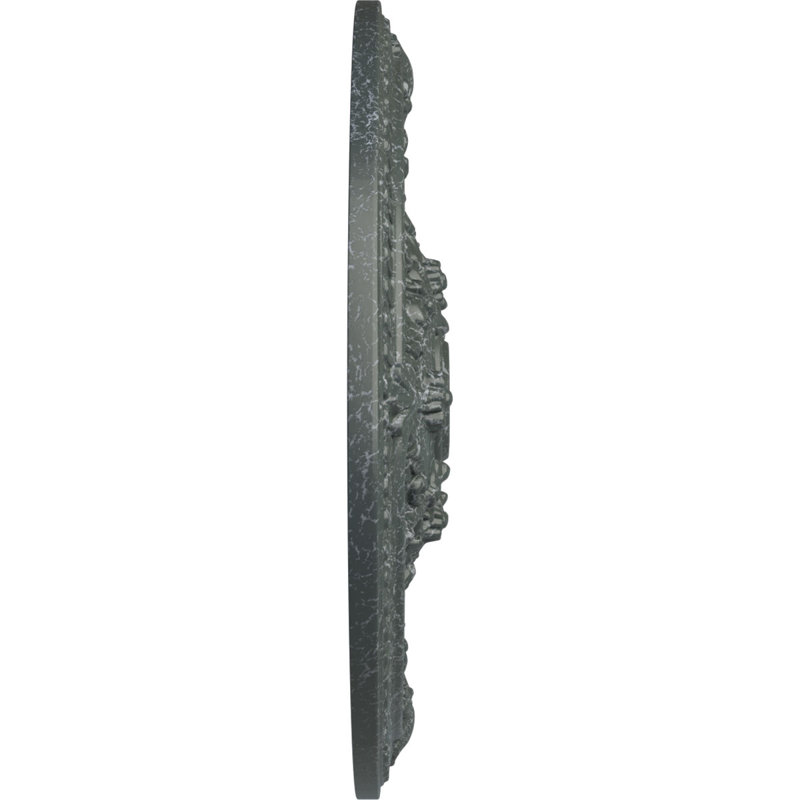 Médaillon de plafond 26 po x P 3 po Vincent (convient aux auvents de 6 po ou moins), Craquelure vert athénien