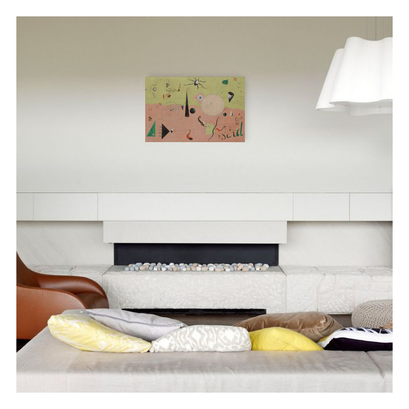 Joan Miro - No Frame Print on Wood