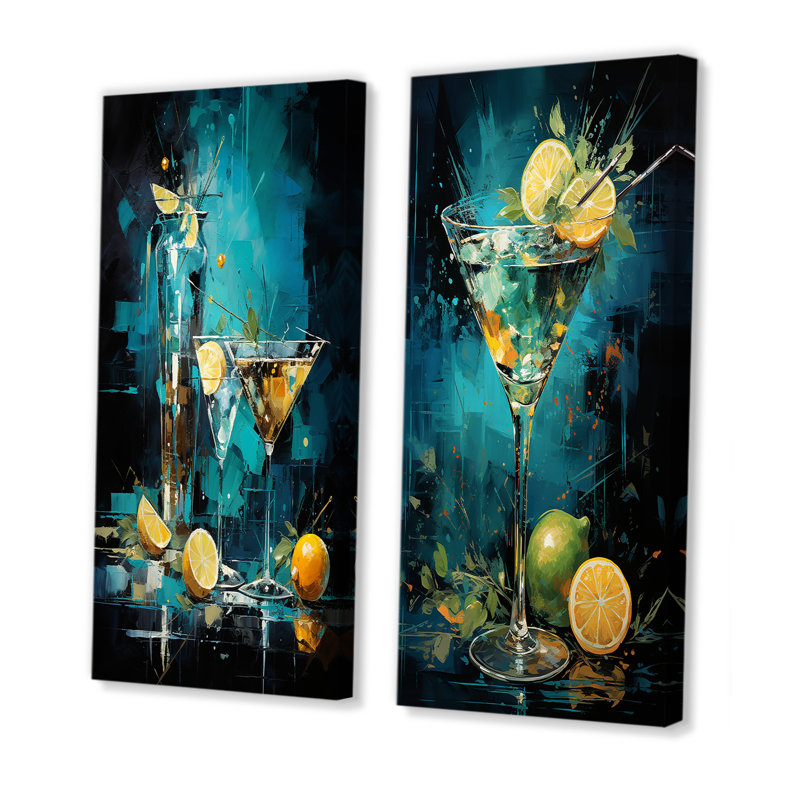 Ensemble de salon Vesper Vibrance Twilight Cocktail, H 32 po x l 33 po, Toile tendue