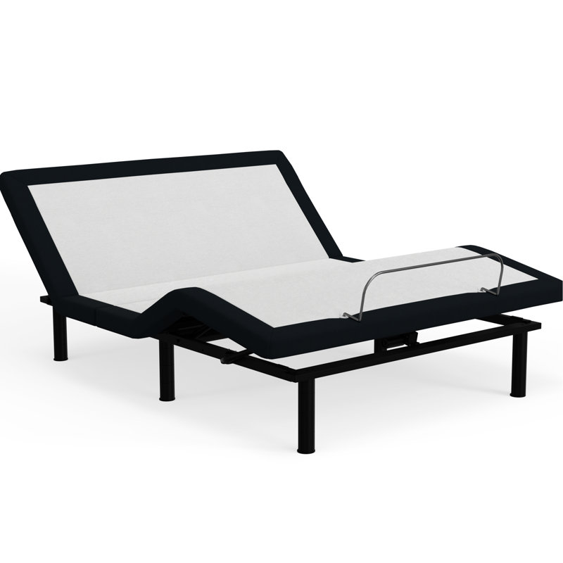 Base pleine grandeur réglable: position zéro gravité, massage, ports, base de lit de nuit à DEL avec effets de massage, style sous le lit