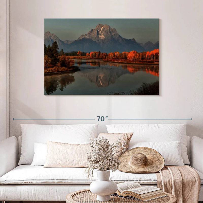 Alvord Grand Teton Sunset Kissed Autumn, H 30 po x l 45 po