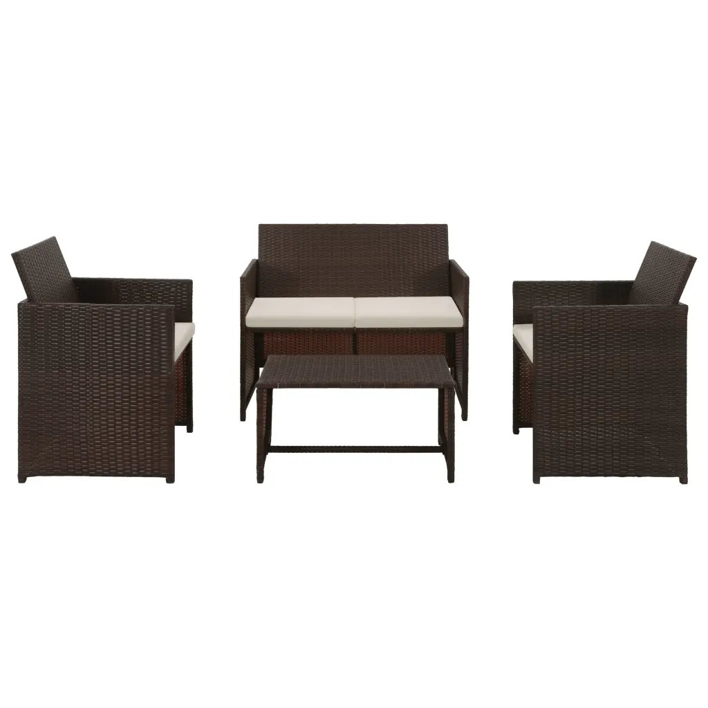 4-Sitzer Lounge-Set Juwanda mit Polster