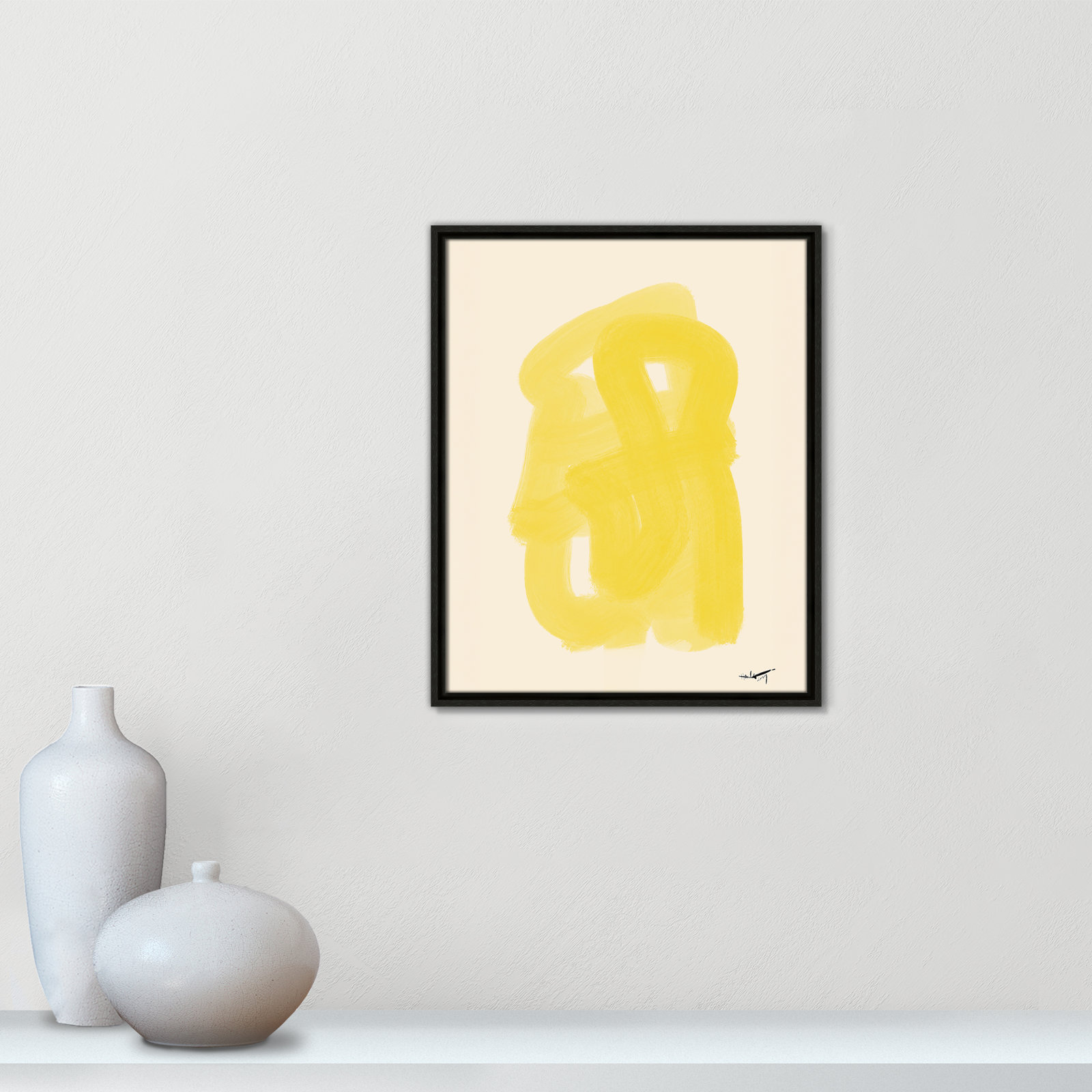 Matin Dete Print by N.Atelier, 21.5" H x 17.5" W, Espresso