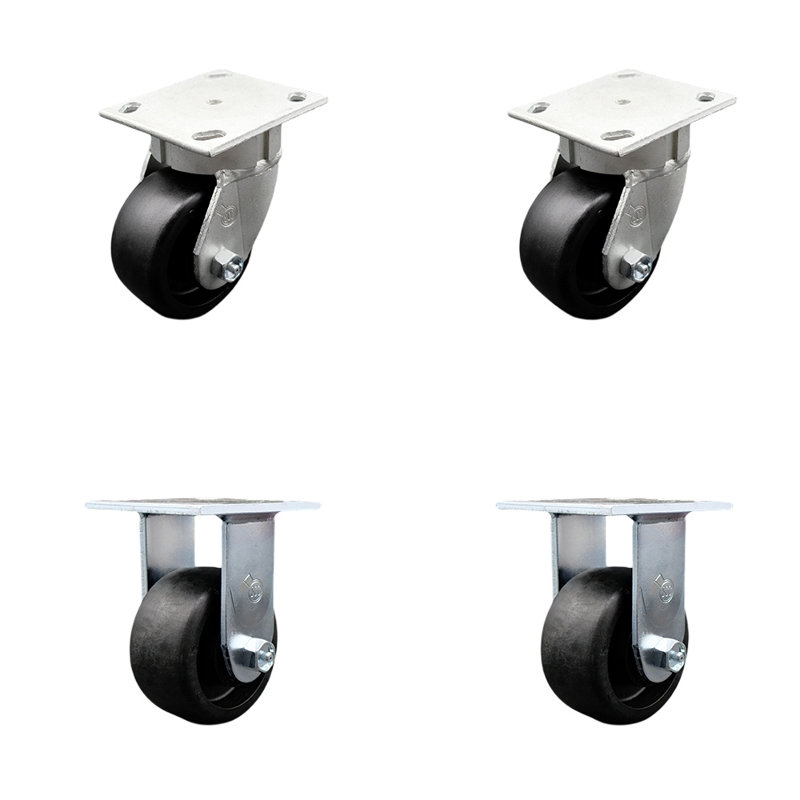 Kingpinless Filled Nylon Caster