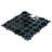 12.2" x 12.2" Star and Cross Glossy Terracotta Floor & Wall Mosaic Tile-119293495