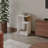 Side Table In Melamine With Open Storage