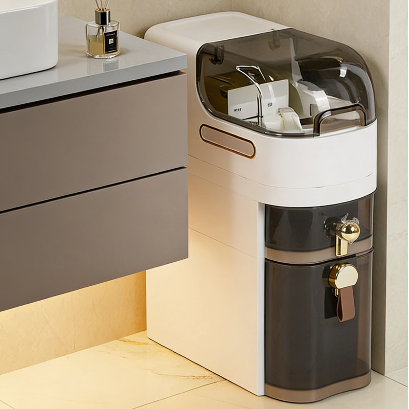 Plastic / Acrylic Freestanding Bathroom Cabinet