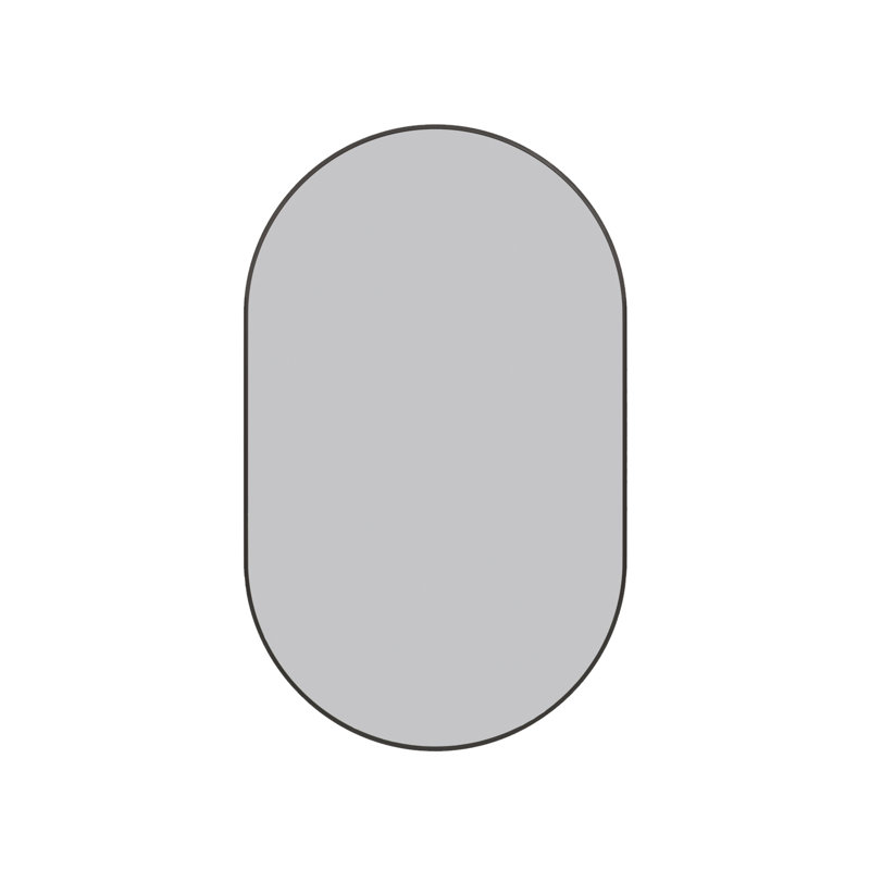Inara Pill Mirror, Black, 36" x 22"