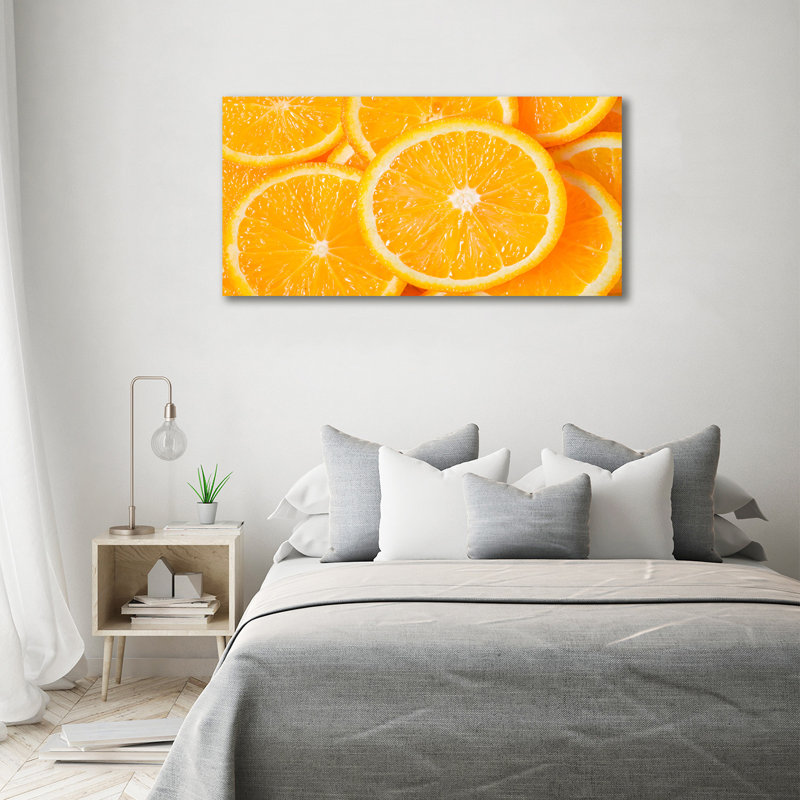 Orange Slices - No Frame Print on Canvas