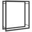 Support à bois de chauffage Latitude 19 po x 11 po x 52 po Latitude Black-1036979327-1036979201
