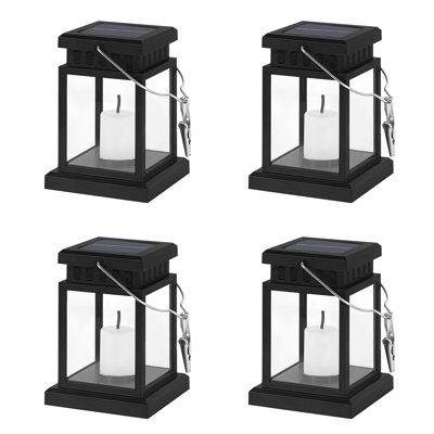 Matte Black Low Voltage Solar Powered Integrated LED Pathway Light Pack