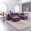 Canapé modulaire Malone (sans repose-pieds), VIOLET-601286371