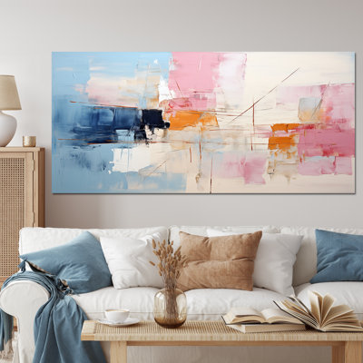 Patchwork abstrait IV sur toile