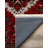 Guria Burgundy Oriental Vintage Look Machine Printed Cotton Chenille Area Rug-1679080019