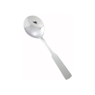 Winco Houston Stainless-Steel Bouillon Spoon, Heavyweight, 6.75" (12 Pack)
