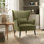 Nettey Upholstered Wingback Chair