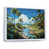 Cadre flottant blanc