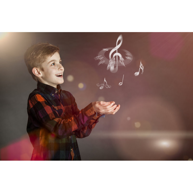 Happy Boy - Wrapped Canvas Print, 30cm H x 46cm W x 3.8cm D