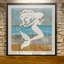 «Woodgrain Mermaid» - reproduction de cadre photo-1571977328