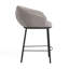 Rumi - Tabouret de comptoir gris moderne