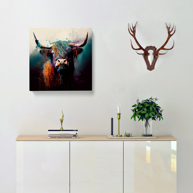 Modern Wall Art - Wrapped Canvas, 35cm H x 35cm W x 3cm D
