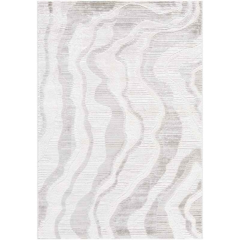 Livleen Abstract Indoor Rug, Rectangle 5'3" x 7'