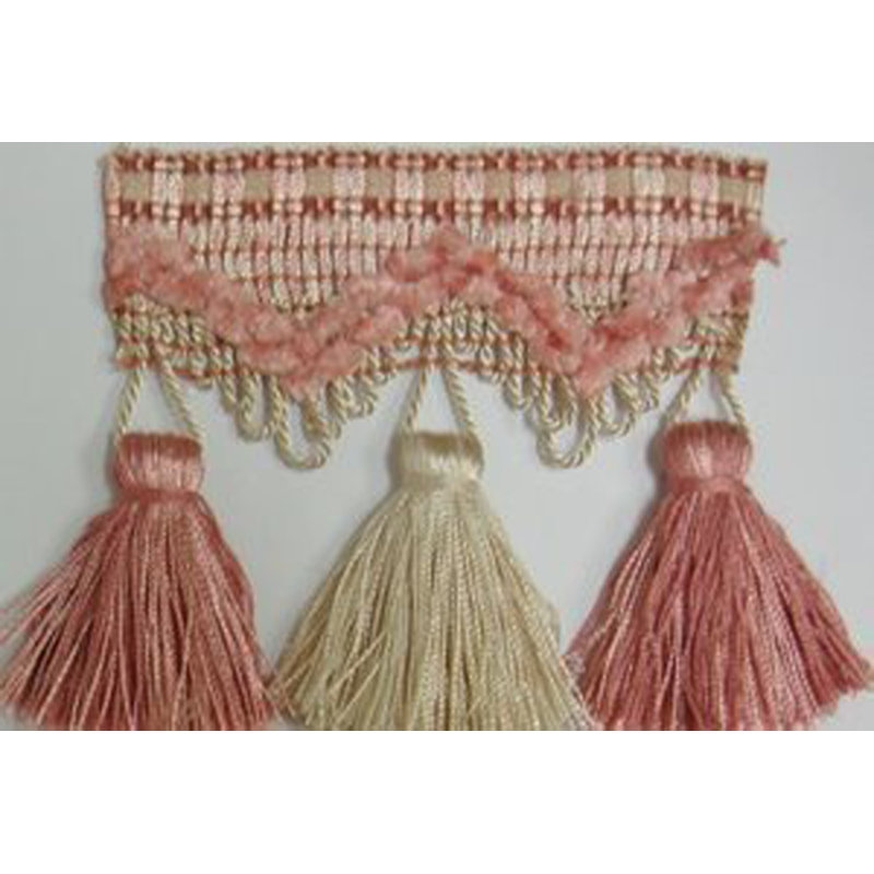 Tissu Carriage House, Rose / beige