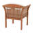Stamford Eucalyptus Wood Outdoor Conversation Set with 2 Chairs and Coffee Table, Set of 3-125819237