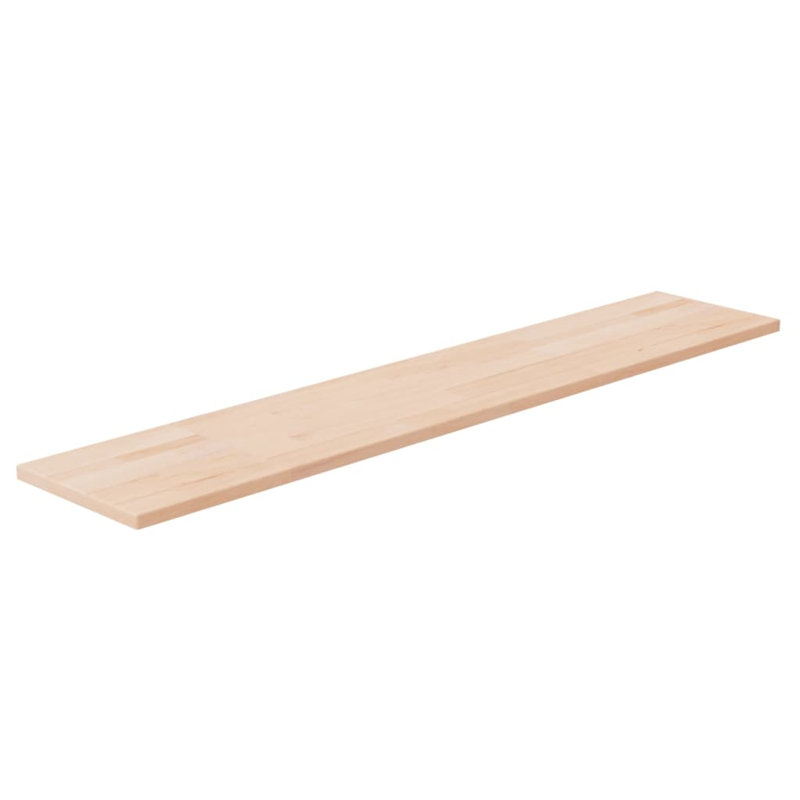Kazuye Oak Solid Wood Floating Shelf, 1.5cm H x 100cm W x 20cm D