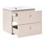 Wanlin 60 mm Wall Mounted Single Vanity with Integrated Ceramic Basin