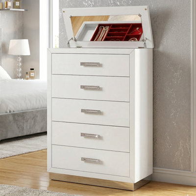 Commode 5 tiroirs Vannida