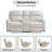 Layelle 70.8" W Manual Reclining Loveseat with Console