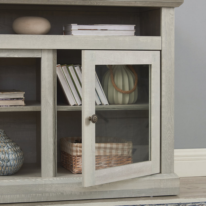 Versatile Entertainment Console with Ample Storage for Various Gadgets