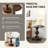 Caesar Traditional Round Pedestal End Table-1143967606