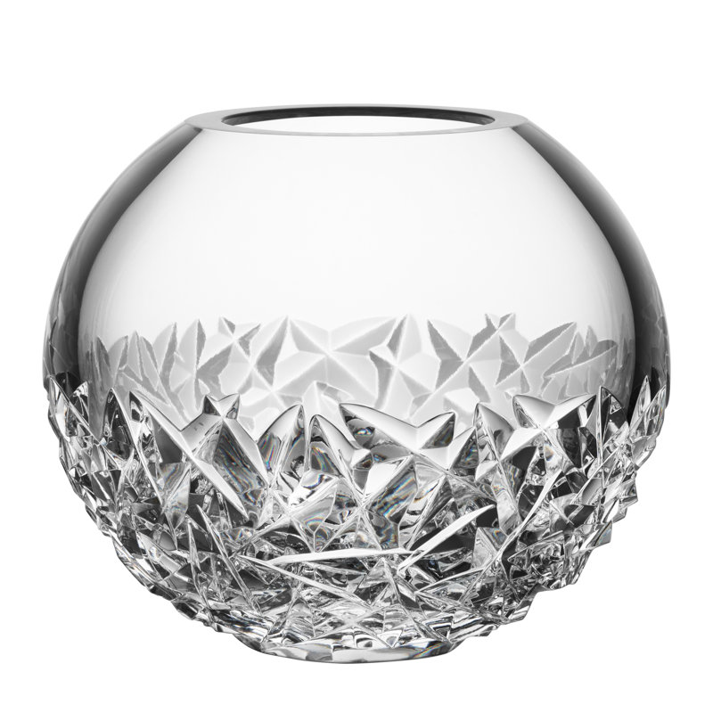 Carat Crystal Table Vase, overall height- 6.6''