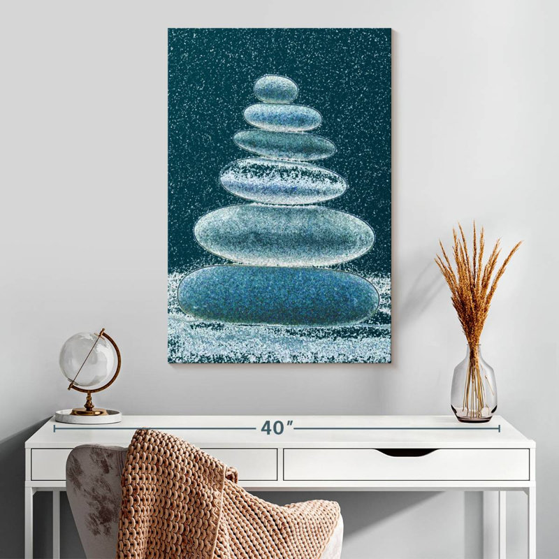 Alvord Winter Stone Stack, 30" H x 20" W