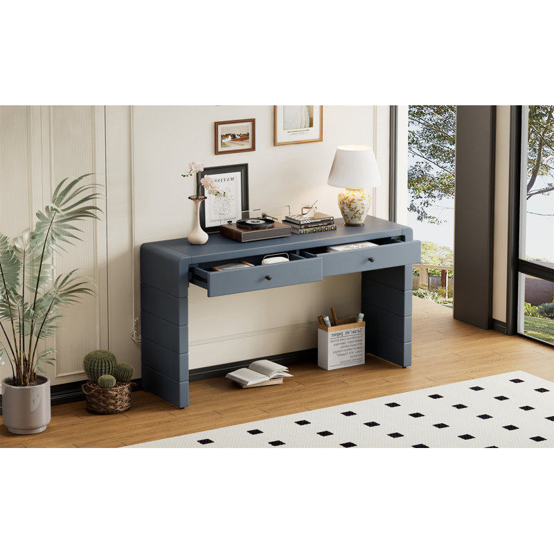 Modern Minimalist Console Table,Entryway table, Navy Duplicate